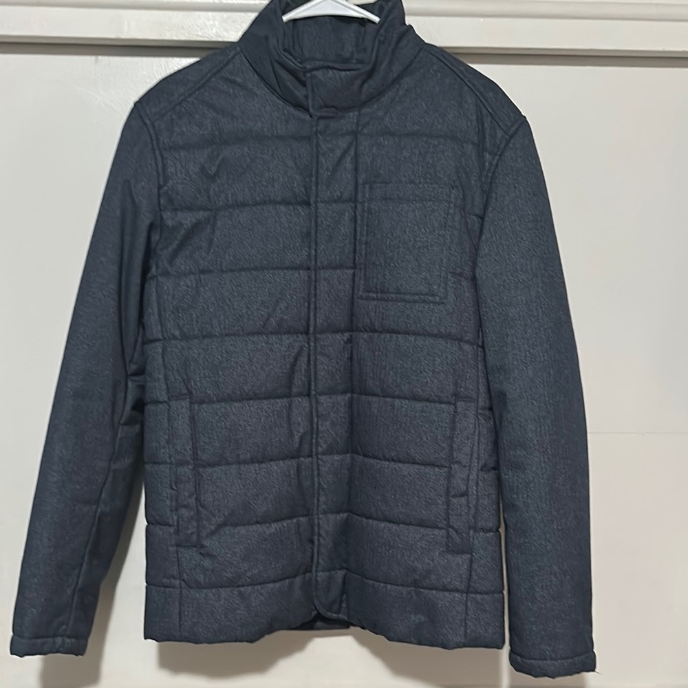 Men's Black Quilted Jacket